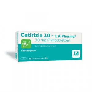 CETIRIZIN 10-1A Pharma Filmtabletten 20 St