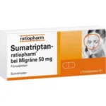 SUMATRIPTAN-ratiopharm bei Migräne 50 mg Filmtabl. 2 St