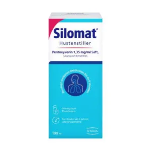 SILOMAT Hustenstiller Pentoxyverin 1,35 mg/ml Saft 100 ml