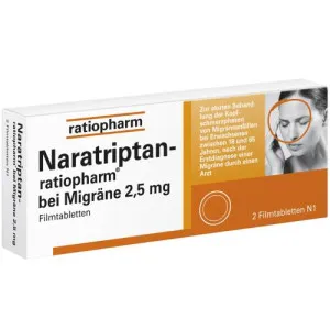 NARATRIPTAN-ratiopharm bei Migräne Filmtabletten 2 St