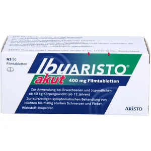 IBUARISTO akut 400 mg Filmtabletten 50 St